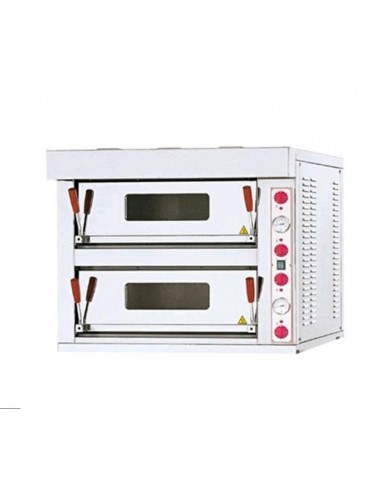 Electric oven - Stainless steel - Plates 6+6 (Ø cm 30)- cm 85 x 125 x 70h