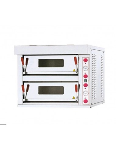 Electric oven - Stainless steel - Plates 6+6 (Ø cm 35)- cm 94 x 138 x 70h