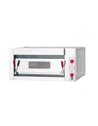 Electric oven - Inox - N. 4 pizzas (Ø cm 33)- cm 91 x 84 x 43h