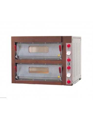 Electric oven - Rustic - N.6+6 pizzas (Ø cm 33)- cm 91 x 117 x 70h