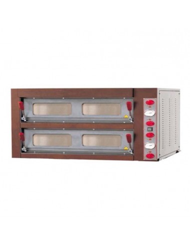 Electric oven - Rustic - N. 9+9 pizzas (Ø cm 33)- cm 124 x 117 x 70h