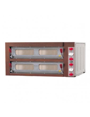 Electric oven - Rustic - N. 6+6 pizzas (Ø cm 33)- cm 124 x 94 x 70h