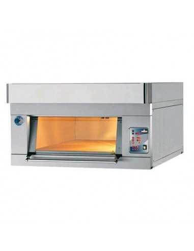 Electric oven for bread and pastry - Capacity 2 pans (cm 60 x 40) Power kW 6.2 - cm 100 x 116 x 53h