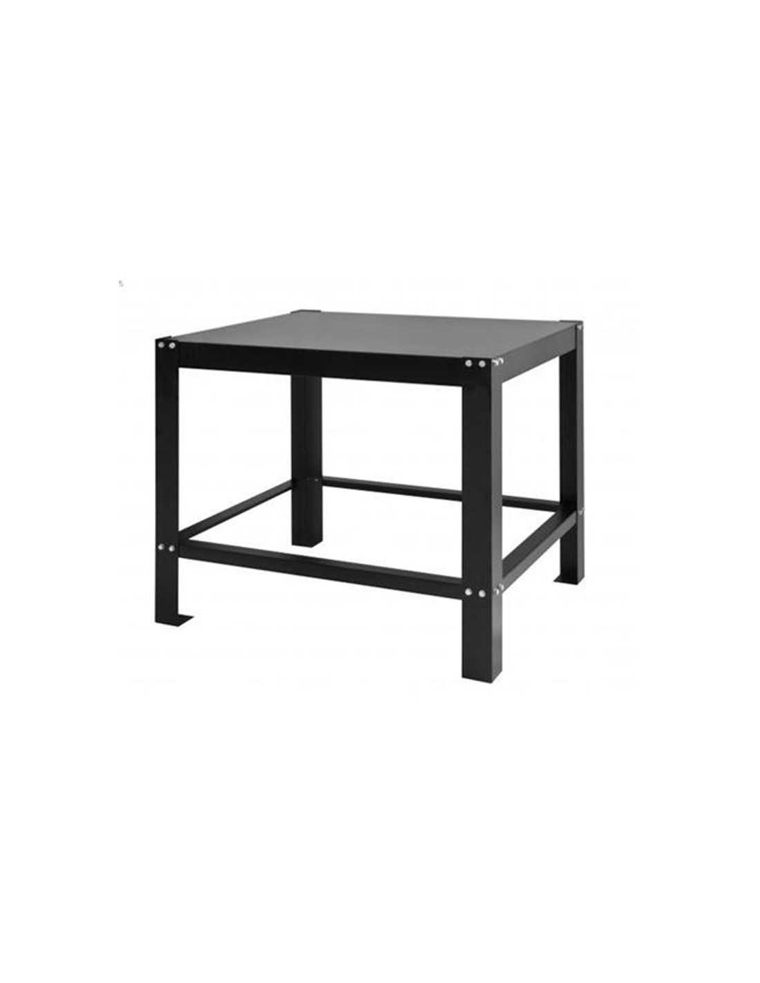 Soporte de hierro pintado de negro - Ideal para hornos de bandejas -Dimensiones cm 150.4 x 81.9 x 95.7 h