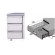 Set of 3 drawers for refrigerated table