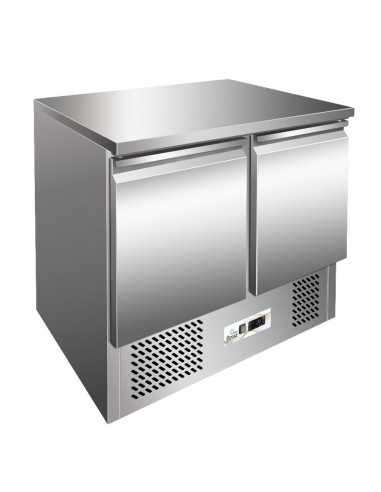 Saladette refrigerata - N. 2 porte - cm 94.3 x 70 x 85 h