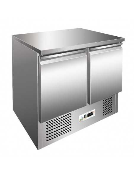Saladette refrigerata - N. 2 porte - cm 90 x 70 x 85 h