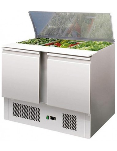 Saladette refrigerata -  N. 2 porte - cm 104.5 x 70 x 85 h