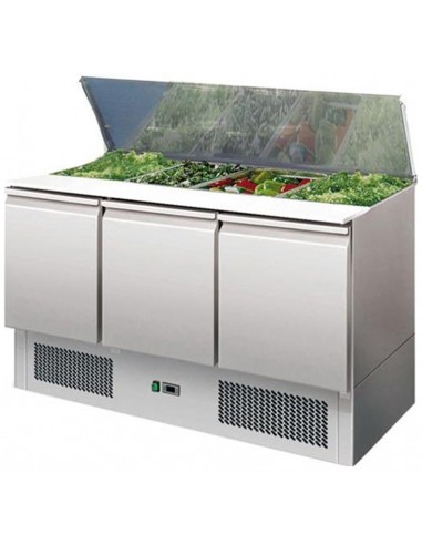 Refrigerated Salads - N. 3 doors - cm 136.5 x 70 x 85 h