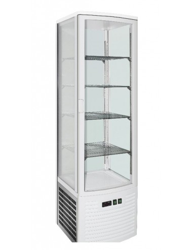 Refrigerator cabinet - N.4 glass sides - Capacity lt 280 - cm 47.3 x 40.5 x 184.2h