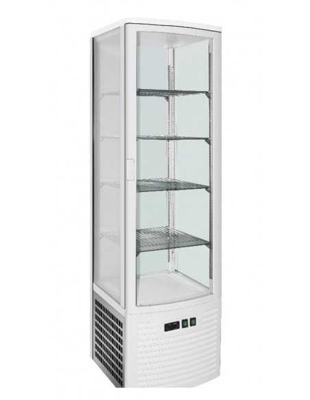 Armario refrigerado - N.Cristal 4 caras - Capacidad lt 280 - cm 47.3 x 40.5 x 184.2h