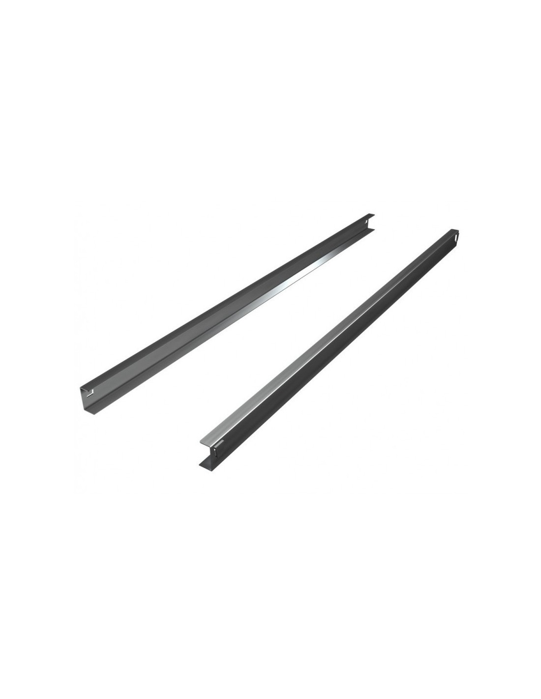 Pair of anti-overturning guides for grille