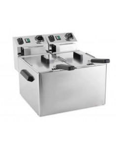 Friggitrice elettrica - Capacità litri 4+4 - Cm 36 x 42 x...