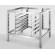 Soporte de acero inoxidable con estantes - Capacidad no. 5 sartenes - Gourmet - GN1/1 altura cm 61