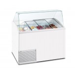 Vetrina gelateria - Capacità  n. 10 vaschette litri 5 - Temperatura -15/-20°C - Cm 134.1 x 72.5 x 123.5 h