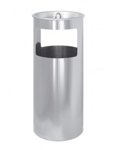 Posacenere - gettacarta - Coperchio a rete - Cm ø 25 x 62 h