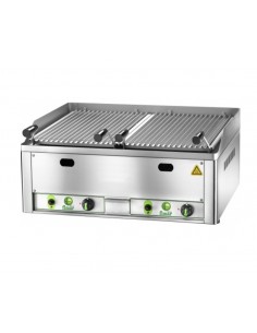 Parrilla de piedra de lava - cm 62,5 x 66 x 30 h