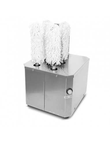 Dry glasses - N. 5 rotating brushes - cm 33 x 30 x 55 h