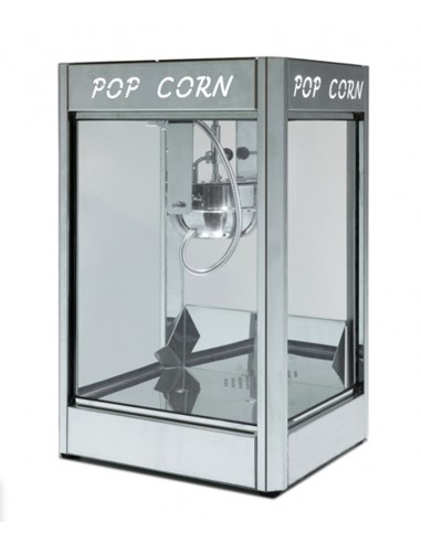 Macchina popcorn olio - Capacità gr.300/3 min - cm 57 x 47 x 94 h