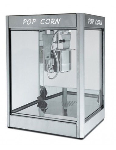 Macchina popcorn olio - Capacità gr. 600/3 min - Cm 72 x 57 x 103 h