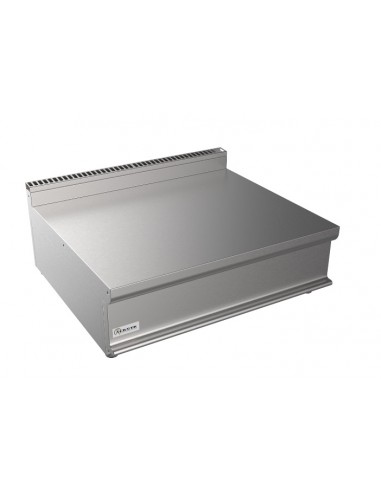 Worktop - Stainless steel structure AISI 304 - Dimensions cm 80 x 70 x 27 h