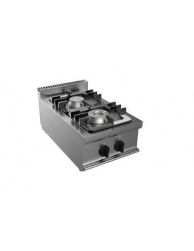 Gas cooker - N. 2 fires - cm 35 x 70 x 27 h