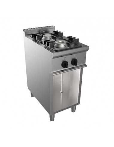 Cucina a gas - N. 2 fuochi - cm 35 x 70 x 85 h