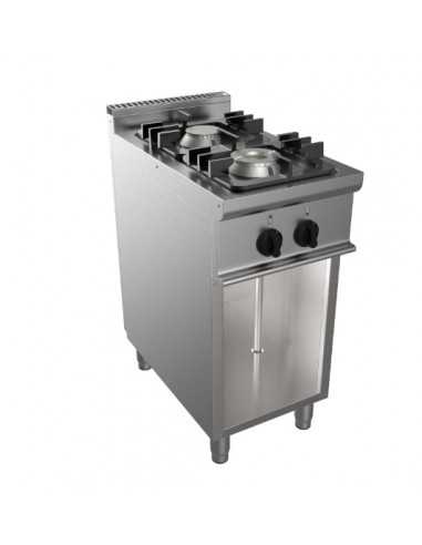 Cucina a gas - N. 2 fuochi - cm 35 x 70 x 85 h