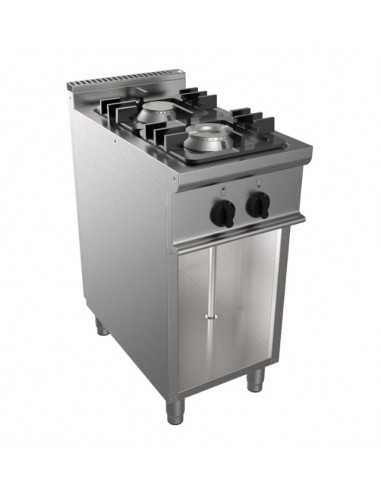 Cucina a gas - N. 2 fuochi - cm 40 x 70 x 85 h