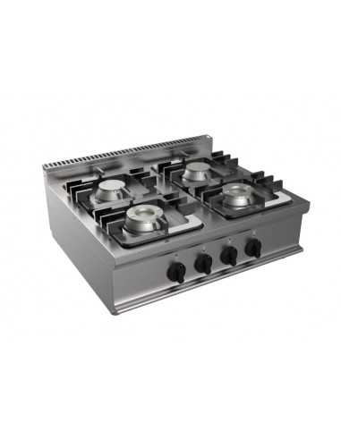 Gas cooker - N. 4 fires - cm 70 x 70 x 27 h