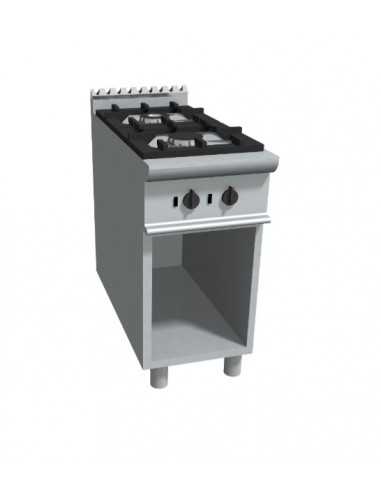 Gas cooker - N.2 fires - cm 40 x 90 x 85 h