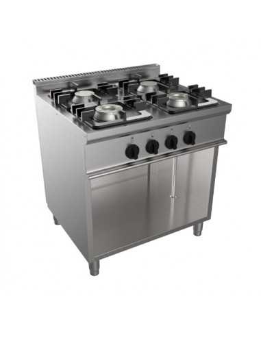 Cucina a gas - N. 4 fuochi - cm 70 x 70 x 85 h