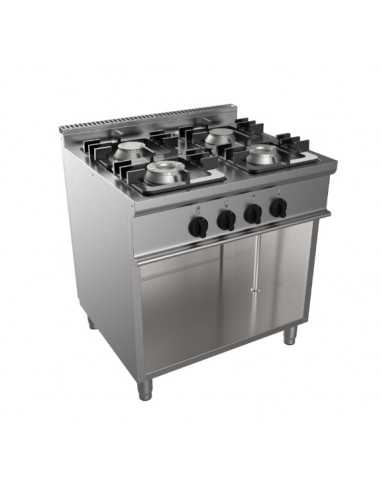 Cucina a gas - N. 4 fuochi - cm 70 x 70 x 85 h