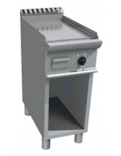 Fry top gas - smooth plate - cm 40 x 90 x 85 h