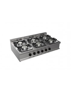 Gas cooker - N. 6 fires - cm 120 x 70 x 27 h