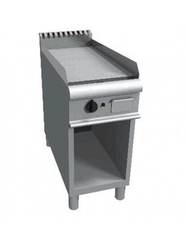 Fry top elettrico - Piastra liscia - cm 40 x 90 x 85 h