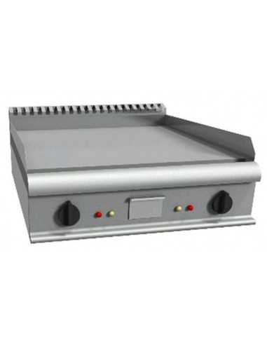 Fry top electric - Smooth plate - cm 80 x 90 x 23 h