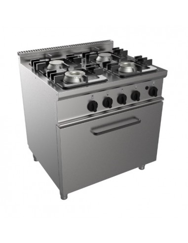 Gas cooker - N. 4 fires - Static gas oven - cm 70 x 70 x 85 h