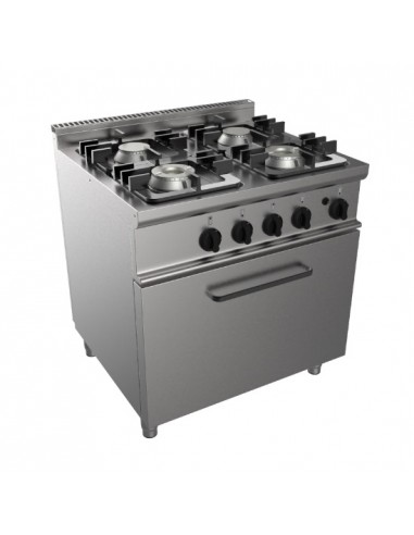 Gas cooker - N. 4 fires - Static gas oven - cm 80 x 70 x 85 h