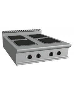 Electric cooker - N. 4 square plates - cm 80 x 90 x 27 h