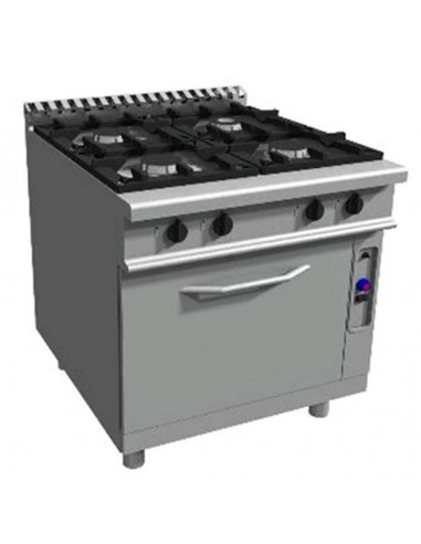 Gas cooker - N. 4 fires - Static gas oven - cm 80 x 90 x 85 h