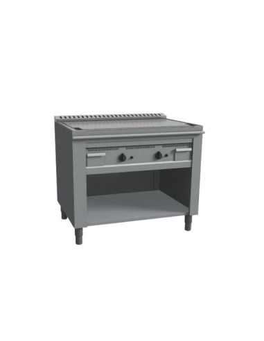 Cucina teppanyaki - Gas- N°2 fuochi - cm 100 x 72 x 85 h