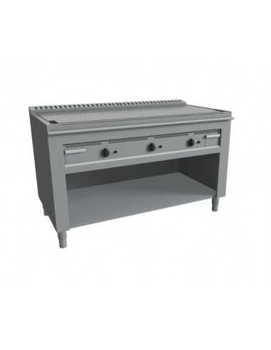 Cucina teppanyaki - Gas - N°3 zone - cm 140 x 72 x 85 h