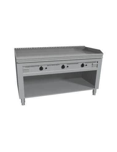 Cucina teppanyaki - Gas - N°3 zone - cm 120 x 72 x 85 h