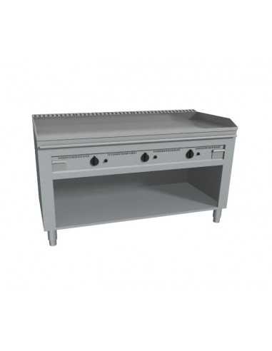 Cucina teppanyaki - Gas - N°3 zone - cm 140 x 72 x 85 h