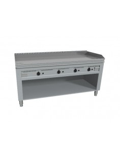 Cucina teppanyaki - A gas - N°4 zone - cm 180 x 72 x 85 h