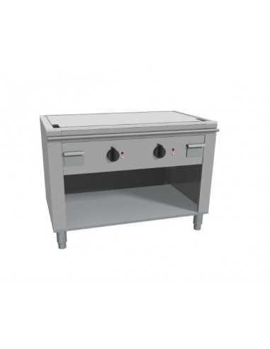 Cocina teppanyaki - Eléctrico - N°2 zonas - cm 100 x 70 x 85 h