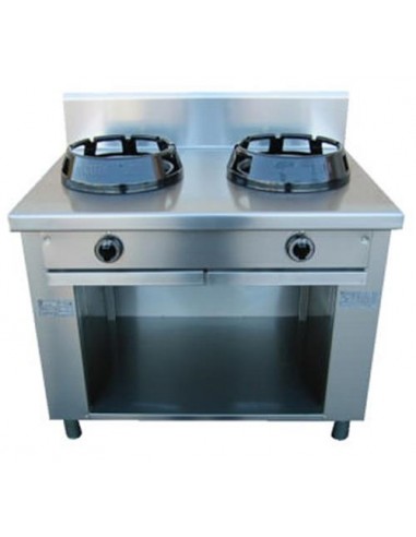 Chinese gas cooker - N. 2 fires - cm 100 x 50 x 85 h