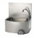 Lavamani semicircolare - A pulsante - Cm 48 x 35 x 53 h