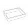Inox tray GN1 / 1 Cm 32.5 x 53 x 6.5 For Tapas and Grantapas - Sushi and Gransushi - PLANET GN 1/1 and 1/1 GN PLANET BM - Cheffd